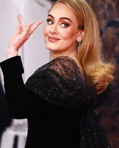 Adele42nd BRIT Awards, Arrivals, The O2 Arena, London, UK - 08 Feb 2022