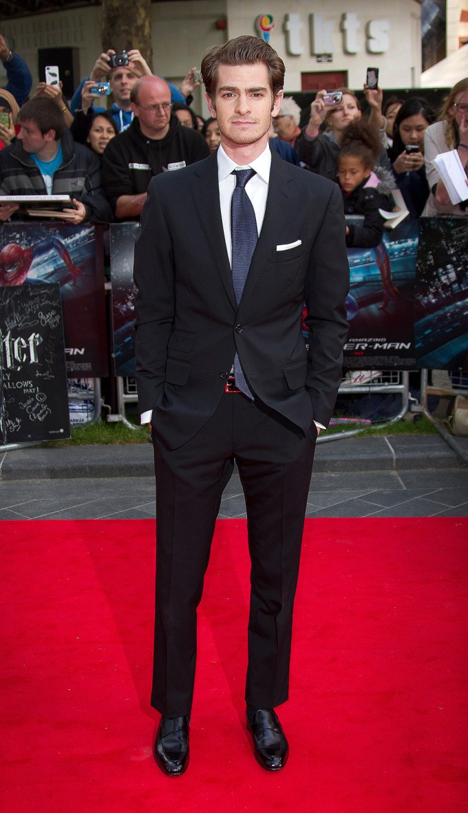 Andrew Garfield at the ‘Amazing Spider-Man’ premiere in the U.K.