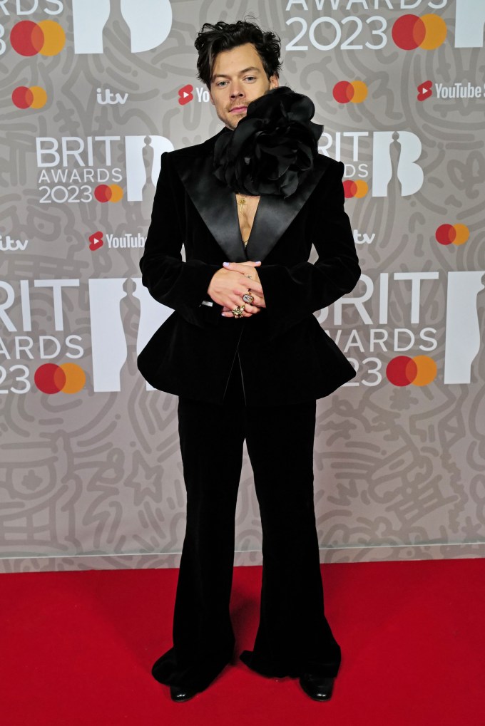 Harry Styles at the 43rd BRIT Awards