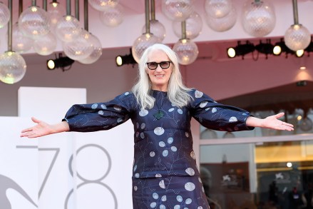* Austria, Denmark, Finland, France, Norway, Sweden, Switzerland and The Netherlands OUT! *Mandatory Credit: Photo by Maria Laura Antonelli/Shutterstock (12440243ap)Jane CampionClosing Ceremony, 78th Venice International Film Festival, Italy - 11 Sep 2021