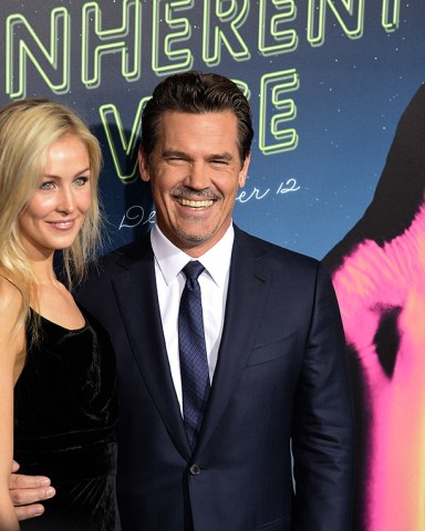 Us Actor and Cast Member Josh Brolin (r) and His Girlfriend Kathryn Boyd (l) Arrive For the Movie Premiere of 'Inherent Vice' in Hollywood California Usa 10 December 2014 the Comedy-drama Movie is Scheduled to Be Released in the Us Theaters on 12 December 2014 United States Hollywood
Usa Cinema - Dec 2014