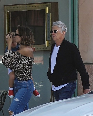 Beverly Hills, CA  - *EXCLUSIVE*  - Actress and busy mom Katharine McPhee is spotted enjoying lunch at Via Alloro in Beverly Hills with her husband David Foster and their son Rennie.Pictured: Katharine McPhee, David FosterBACKGRID USA 17 JUNE 2023 USA: +1 310 798 9111 / usasales@backgrid.comUK: +44 208 344 2007 / uksales@backgrid.com*UK Clients - Pictures Containing ChildrenPlease Pixelate Face Prior To Publication*