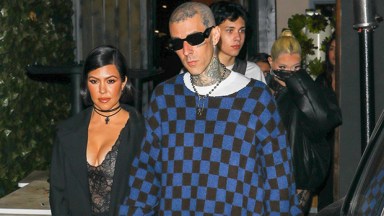 Kourtney Kardashian and Travis Barker