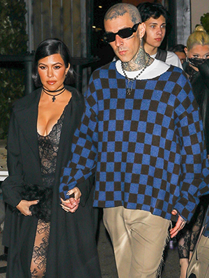 Kourtney Kardashian and Travis Barker