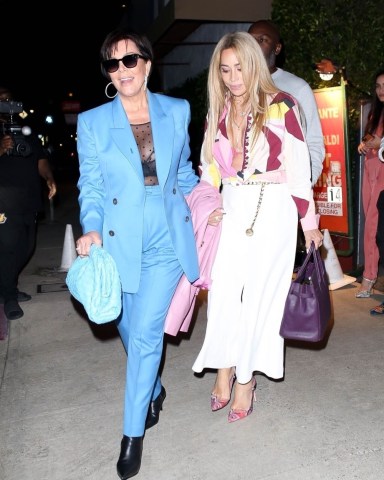 Santa Monica, CA  - *EXCLUSIVE*  - Kris Jenner and Corey Gamble depart after dinner with Faye Resnick at Giorgio Baldi in Santa Monica.  Pictured: Kris Jenner  BACKGRID USA 14 MAY 2022   USA: +1 310 798 9111 / usasales@backgrid.com  UK: +44 208 344 2007 / uksales@backgrid.com  *UK Clients - Pictures Containing Children Please Pixelate Face Prior To Publication*