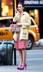 Leighton Meester
'Gossip Girl' on set filming, New York, America - 28 Aug 2012