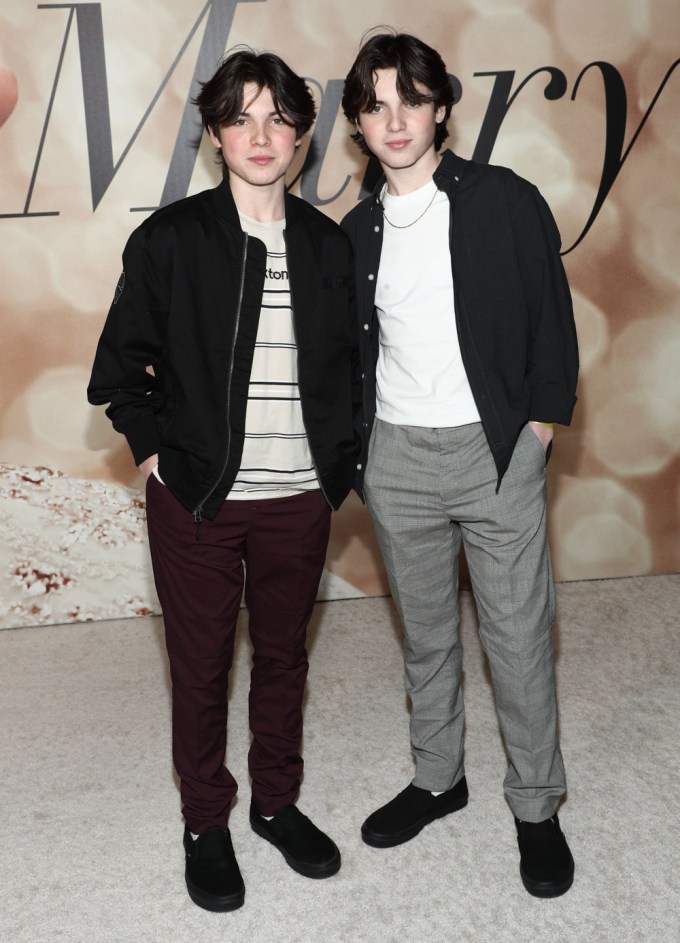 Connor & Brady Noon Attend The ‘Marry Me’ Movie Premiere