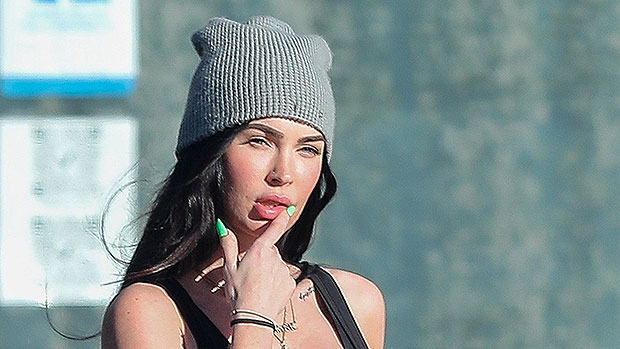 Megan Fox Wears Black Crop Top For Relaxing Spa Day — Photos