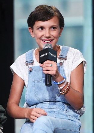 Actor Millie Bobby Brown participates in the BUILD Speaker Series to discuss the Netflix series, "Stranger Things"at AOL Studios, in New York BUILD Speaker Series: "Stranger Things"New York, USA