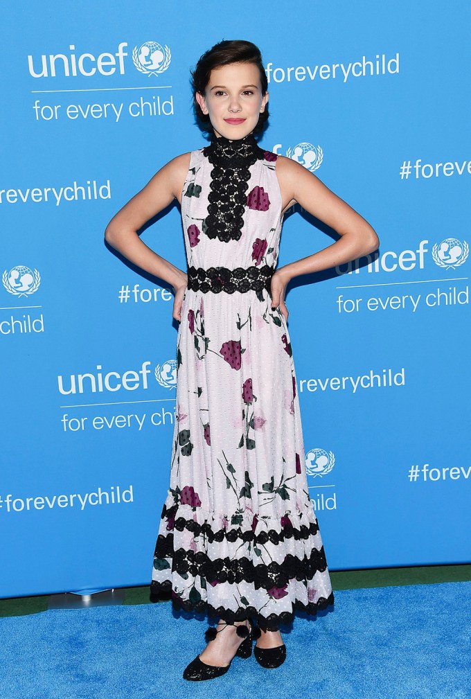 Millie Bobby Brown At The UNICEF Anniversary Gala