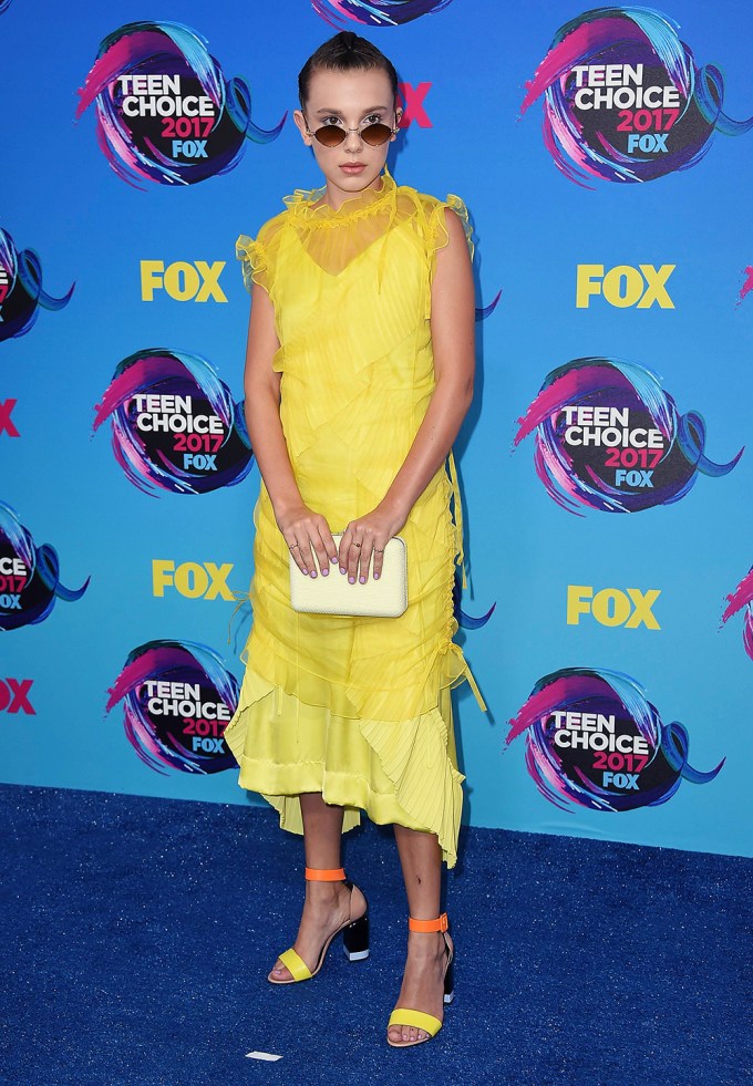 Millie Bobby Brown At The 2017 Teen Choice Awards