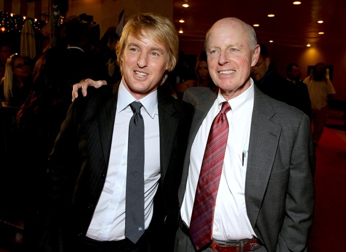 Owen Wilson And Father Robert At ‘Marley and Me’ Premiere