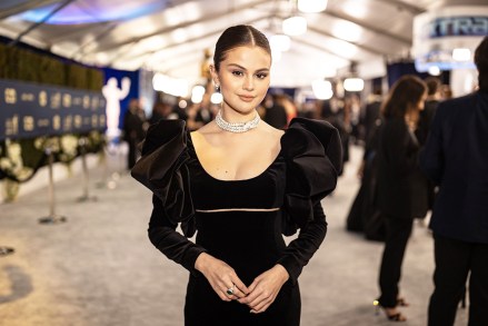 Selena Gomez
28th Annual Screen Actors Guild Awards, Roaming Arrivals, The Barker Hangar, Santa Monica, Los Angeles, USA - 27 Feb 2022
Necklace By Bulgari, Jewellery