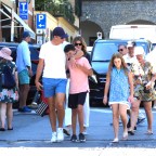 Gisele Bündchen and Tom Brady seen strolling in Portofino with daughter Vivian Lake