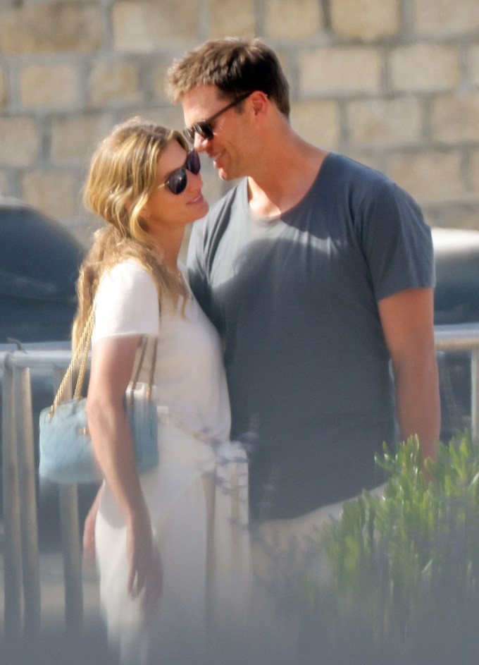 Tom Brady & Gisele Bundchen In Saint-Tropez