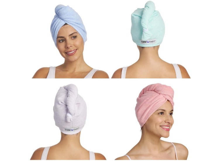 turbie twist microfiber hair turban towel