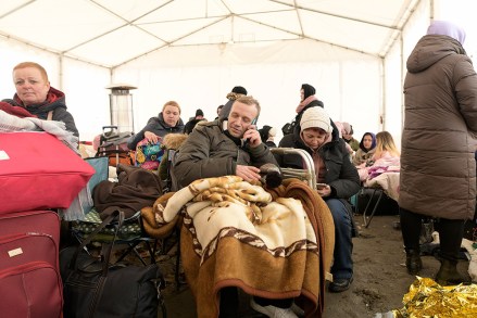 Medyka in Poland welcomes hundreds of separated families fleeing Ukraine on 9th March, 2022.. The village of Medyka, south-eastern Poland, is welcoming hundreds of refugees that are fleeing war-torn Ukraine.
Medyka In Poland Welcomes Hundreds Of Separated Families Fleeing Ukraine - 09 Mar 2022