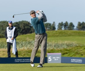 Wladimir Klitschko on 5th tee
The Alfred Dunhill Links Championship, Round 2, Carnousite Links, Carnoustie, UK, 6 September 2017