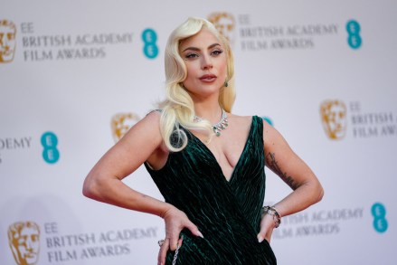 Lady Gaga75th EE British Academy Film Awards, Roaming Arrivals, Royal Albert Hall, London, UK - 13 Mar 2022