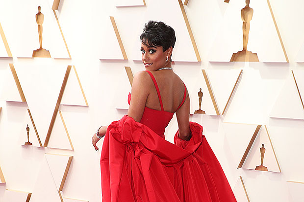 Ariana DeBose Shines in White-Hot Dress at Oscars Red Carpet 2023 –  Footwear News