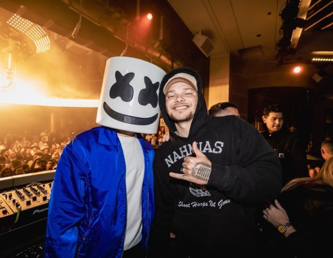 Artist Marshmello and Country Music Superstar Kane Brown