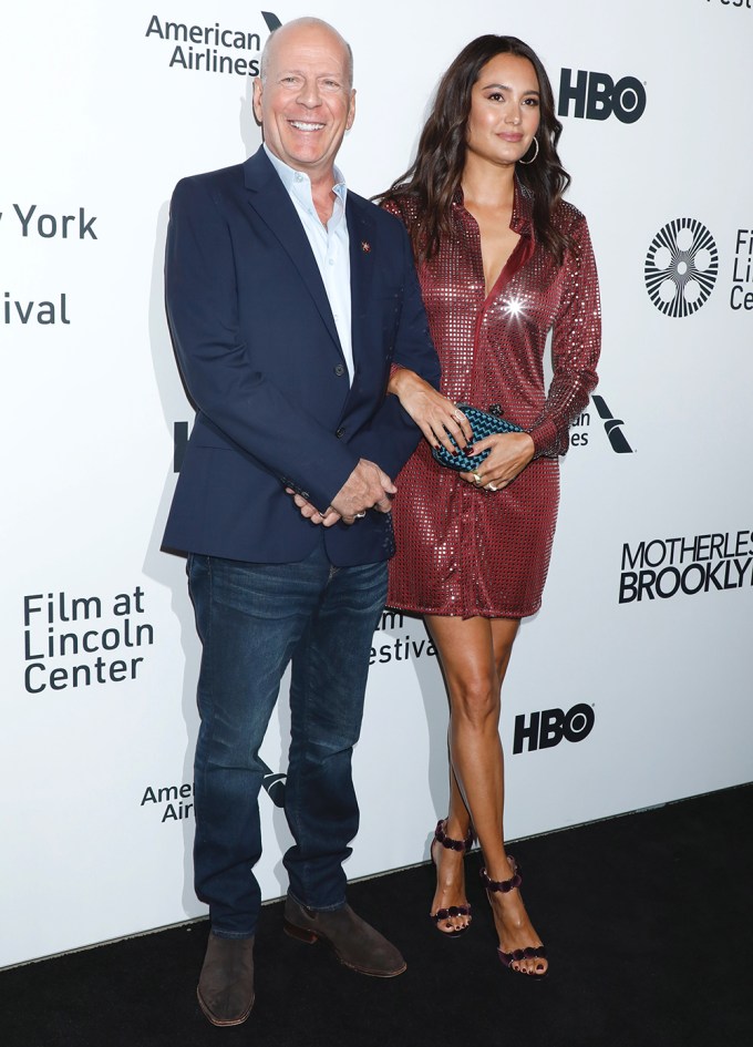 Bruce Willis & Emma Heming at the ‘Motherless Brooklyn’ Premiere