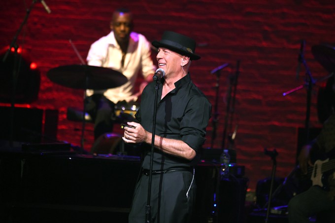 Bruce Willis at a Jazz Concert