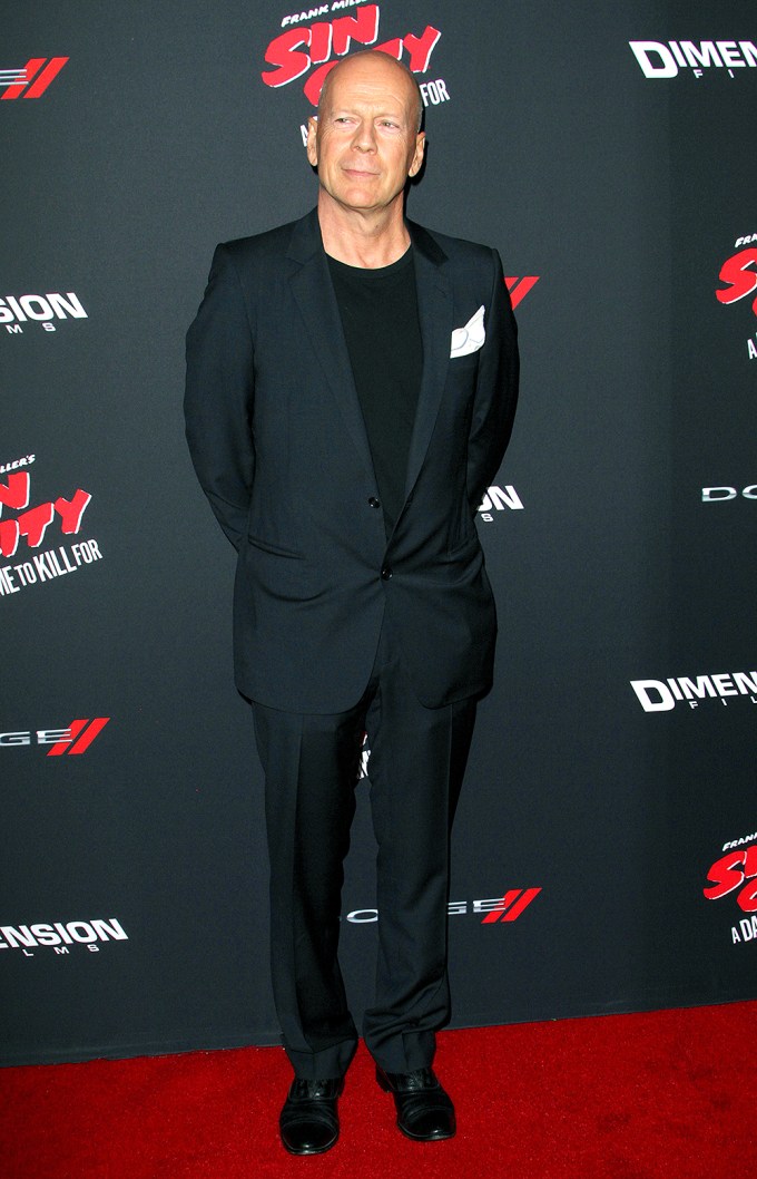 Bruce Willis at the ‘Sin City: A Dame To Kill For’ Premiere