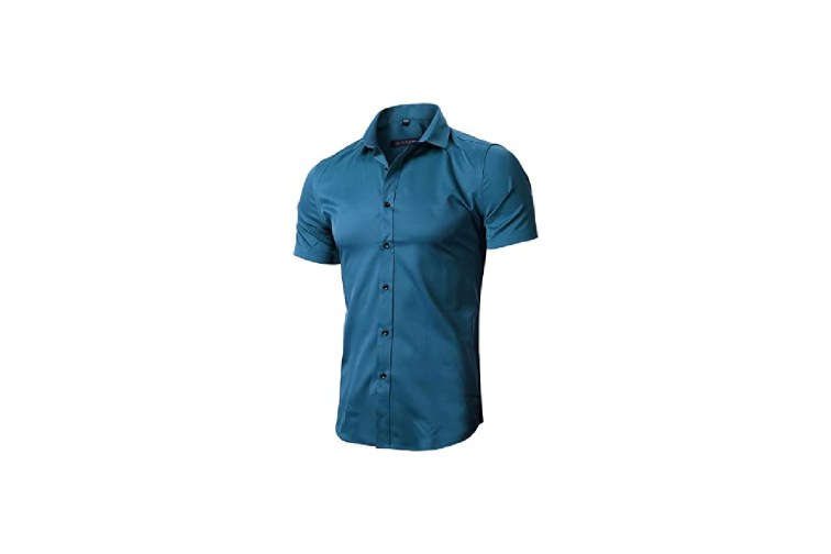 mens short sleeve collard button down shirt reviews
