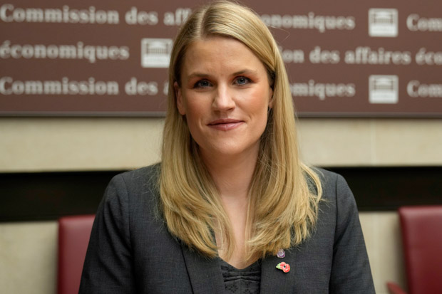 Facebook whistleblower Frances Haugen arrives for a hearing with a panel of French lawmakers entitled "Commission des Lois" at the National Assembly, in Paris, France, . Facebook whistleblower Frances Haugen warned Tuesday that the "metaverse," the all-encompassing virtual reality world at the heart of the social media giant's growth strategy, will be addictive and rob people of yet more personal information while giving the embattled company another monopoly onlineFacebook Whistleblower, Paris, France - 10 Nov 2021