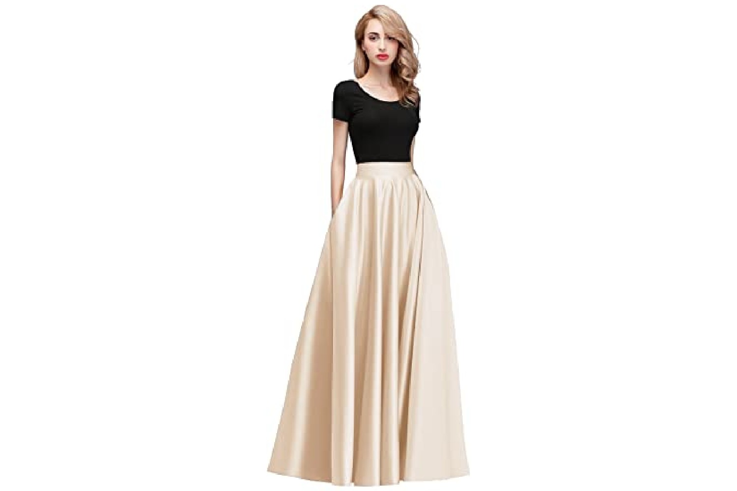 satin skirt reviews