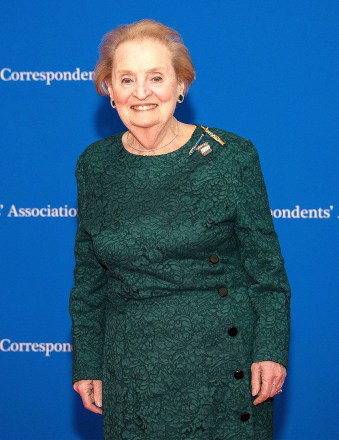 (RESTRICTION: NO New York or New Jersey Newspapers or newspapers within a 75 mile radius of New York City)Mandatory Credit: Photo by Shutterstock (10238372t)Former United States Secretary of State Madeleine AlbrightWhite House Correspondents Dinner, Washington D.C., USA - 27 Apr 2019
