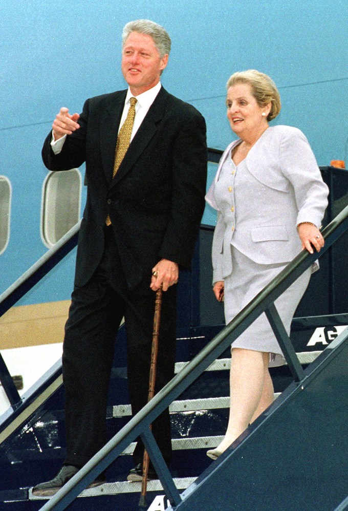 Madeleine Albright & Bill Clinton In The Netherlands