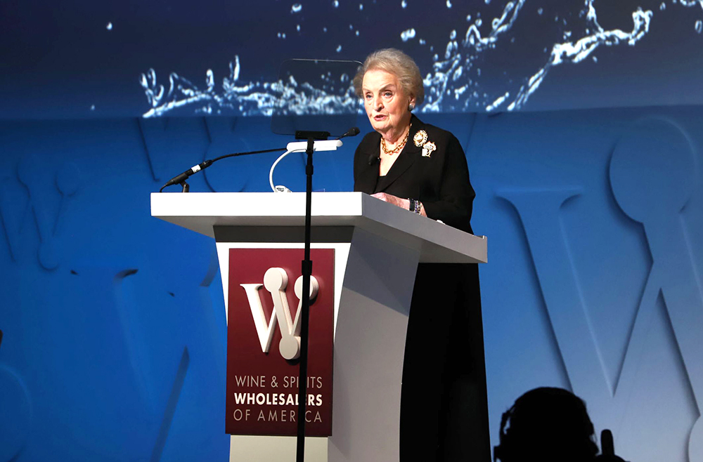 Madeleine Albright 'Facism: A Warning' book presentation and signing, Las Vegas, USA - 30 Apr 2018