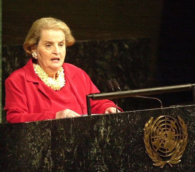 Madeleine Albright Speaking to the U.N. General Assembly