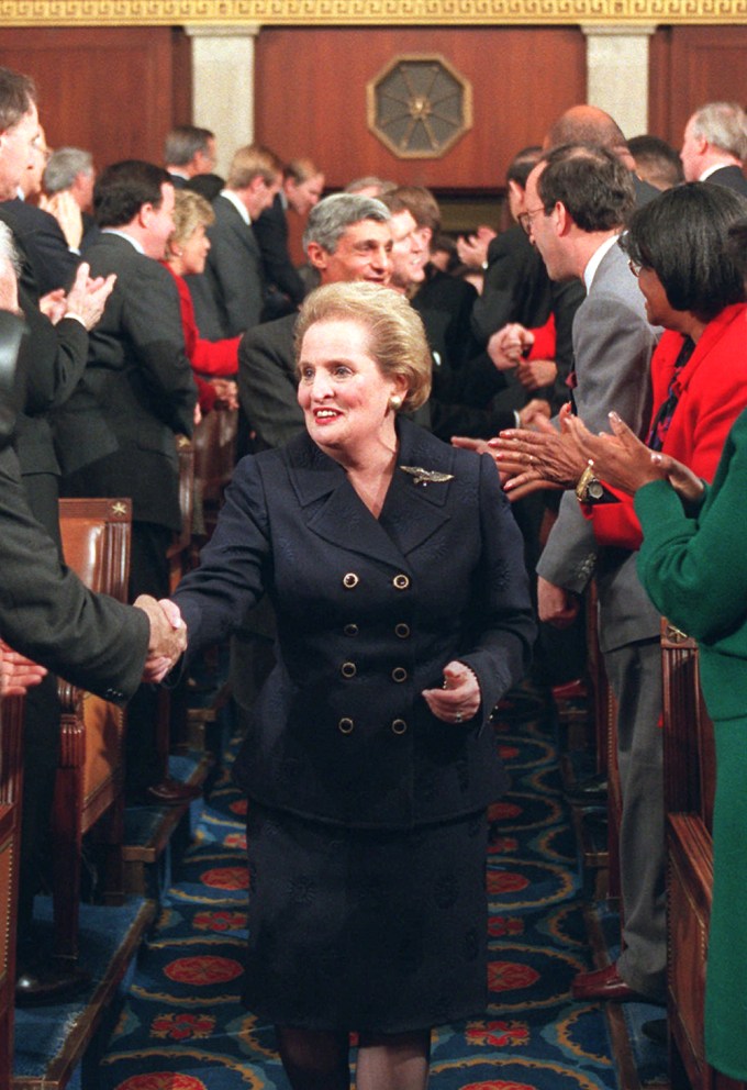 Madeleine Albright At The State of the Union