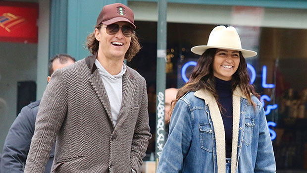 Matthew McConaughey & Wife Camila Alves Link Arms For Romantic Weekend Stroll: Photos