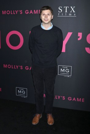 Michael Cera
'Molly's Game' film premiere, Arrivals, New York, USA - 13 Dec 2017