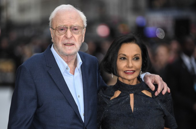 Michael Caine & Wife Shakira Attend King Of Thieves Premiere