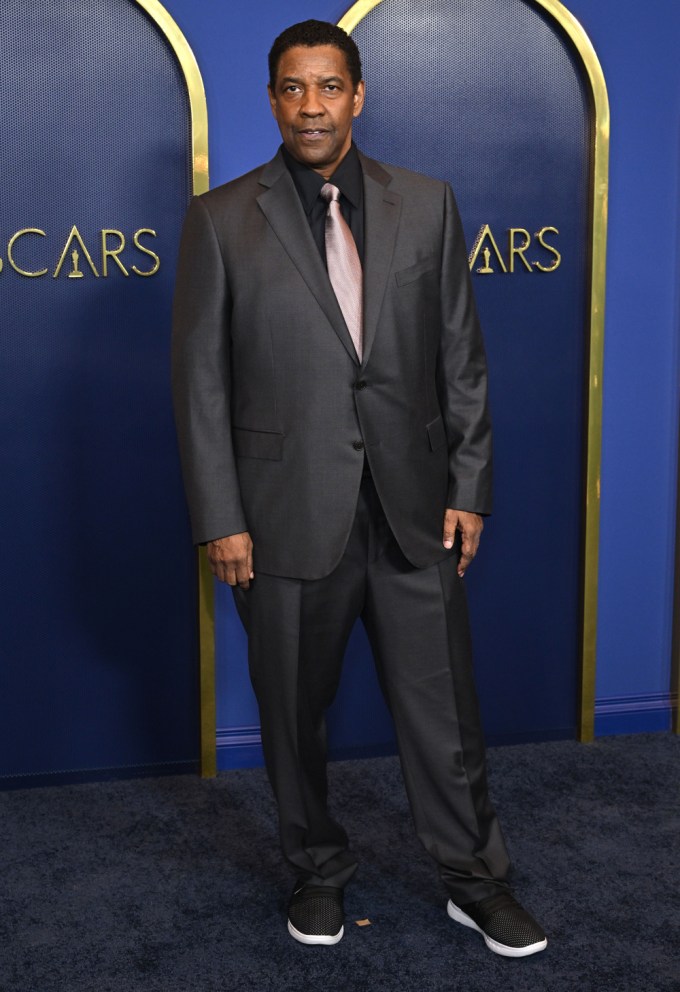 Denzel Washington At Oscars Luncheon