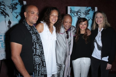 Quincy Jones III, Jolie Jones Levine, Quincy Jones, Rashida Jones and Peggy Lipton
'Keep On Keepin' On' film premiere, Los Angeles, America - 17 Sep 2014