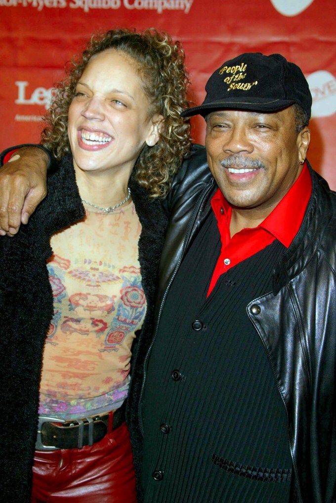 Quincy Jones & Martina Attend Concert In Hollywood