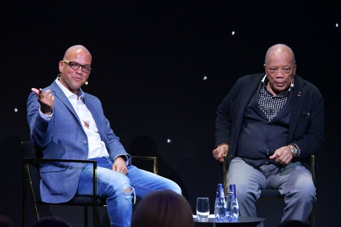 Quincy Jones & Son Attend Symposium In Sweden