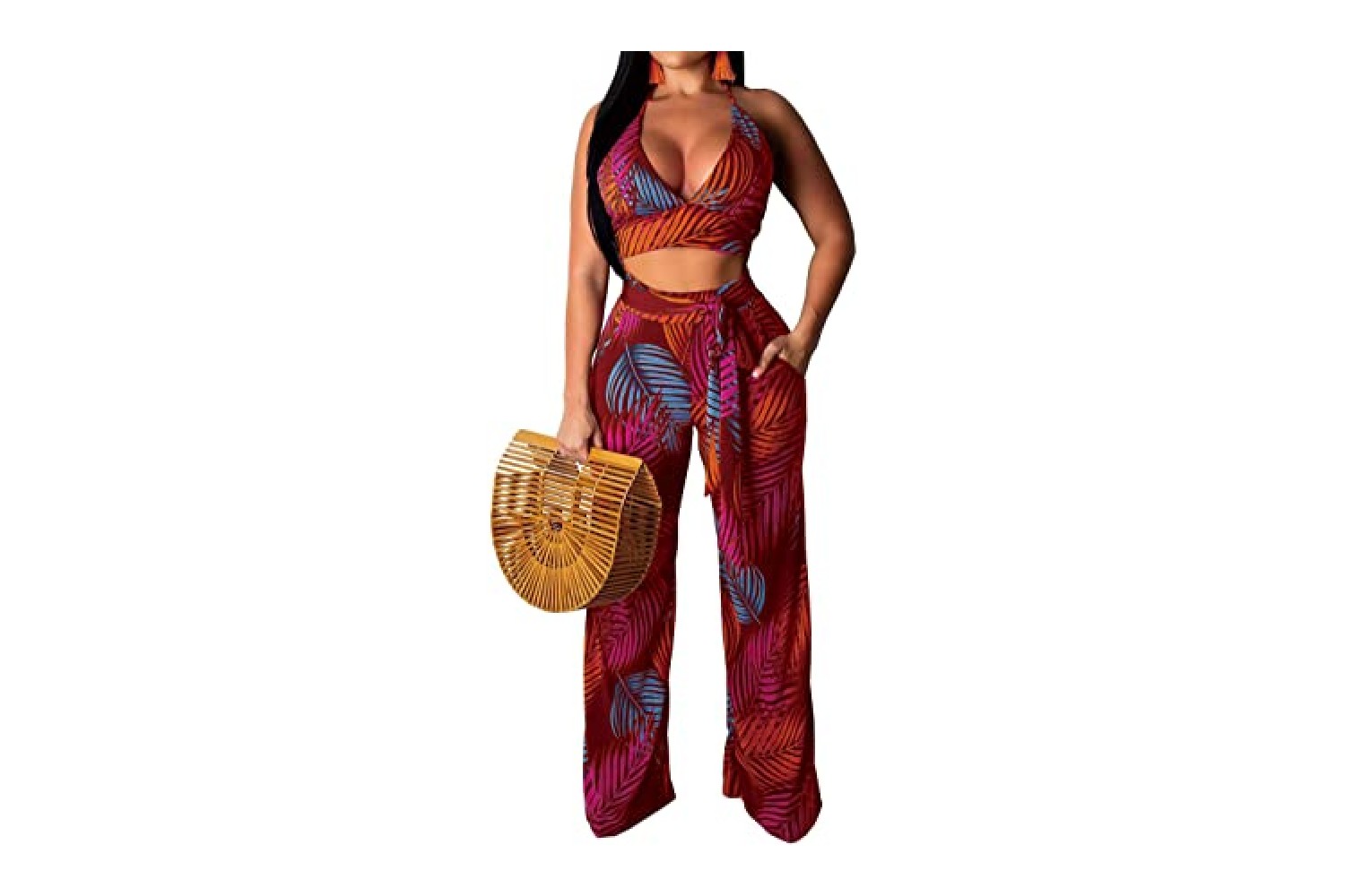 womens tropical long pants reviews