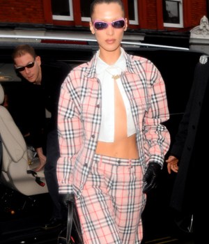 Olivia Culpo stuns in Louis Vuitton checkerboard dress