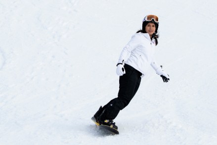 Democratic presidential candidate Rep. Tulsi Gabbard, D-Hawaii, snowboards at Cranmore Mountain Resort, in North Conway, N.H
Election 2020 Tulsi Gabbard, North Conway, USA - 28 Jan 2020