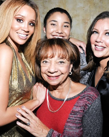 (L-R) Singer Jillian Hervey, Helen Williams, Sasha Gabriella Fox, and Vanessa Williams
Lion Babe 'Begin' listening party, The Roxy Hotel, New York, America - 02 Feb 2016