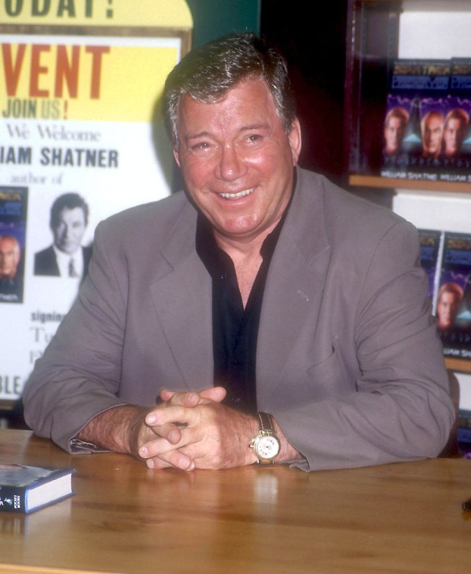William Shatner At A Book Signing