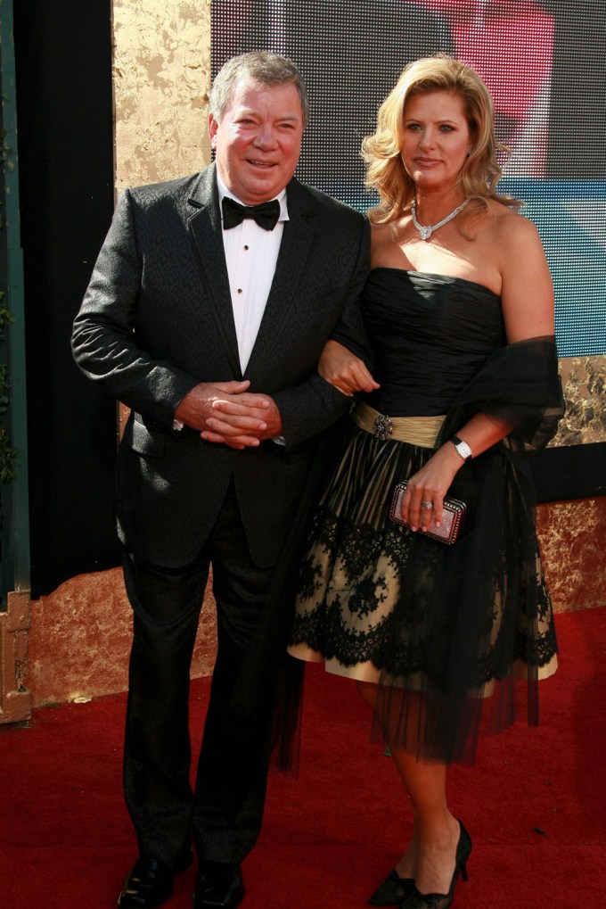 William Shatner & Wife At The 2007 Emmys