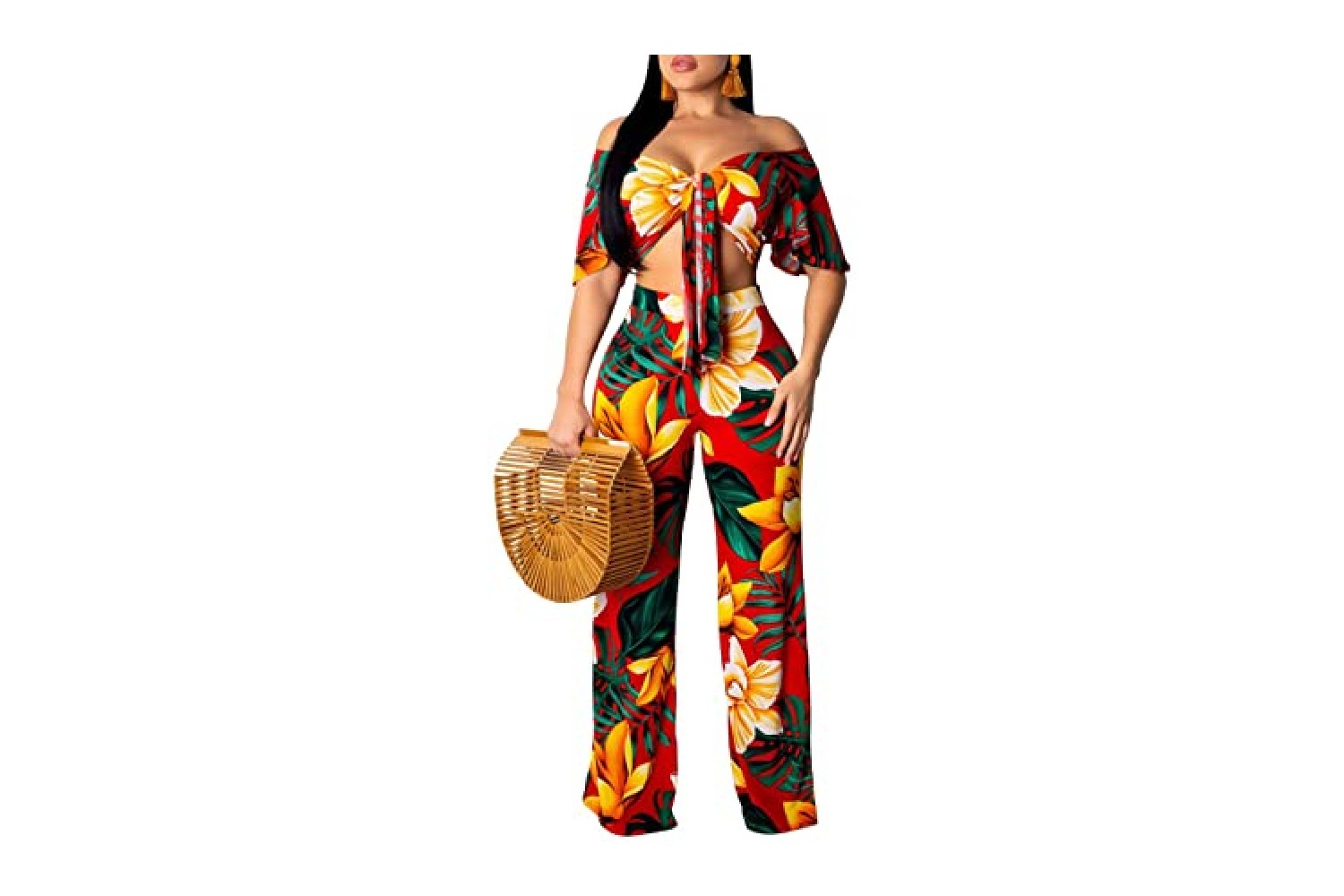 womens tropical long pants reviews